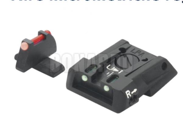 BERETTA TACCA DI MIRA FIBRA OTTICA REGOLABILE PER APX CON FIBRA