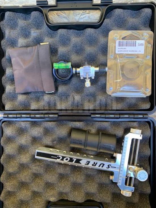 SURE LOC MIRINO SUPREME 400 SILVER LH + BOOSTER BLACK EAGLE SCOPE
