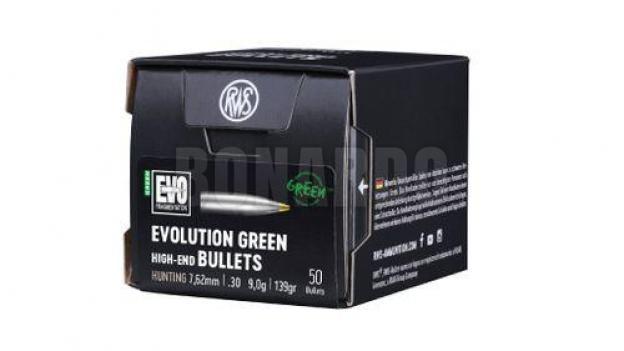 RWS PALLA EVO GREEN CAL 30 139 GRS