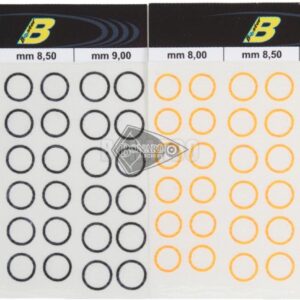 BOOSTER SCOPE CERCHI MIRA ADESIVI ORANGE/BLACK 8.0-9.0