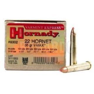 HORNADY CARTUCCIA CAL.22 HORNET VARMINT EXPRESS 35 GRS