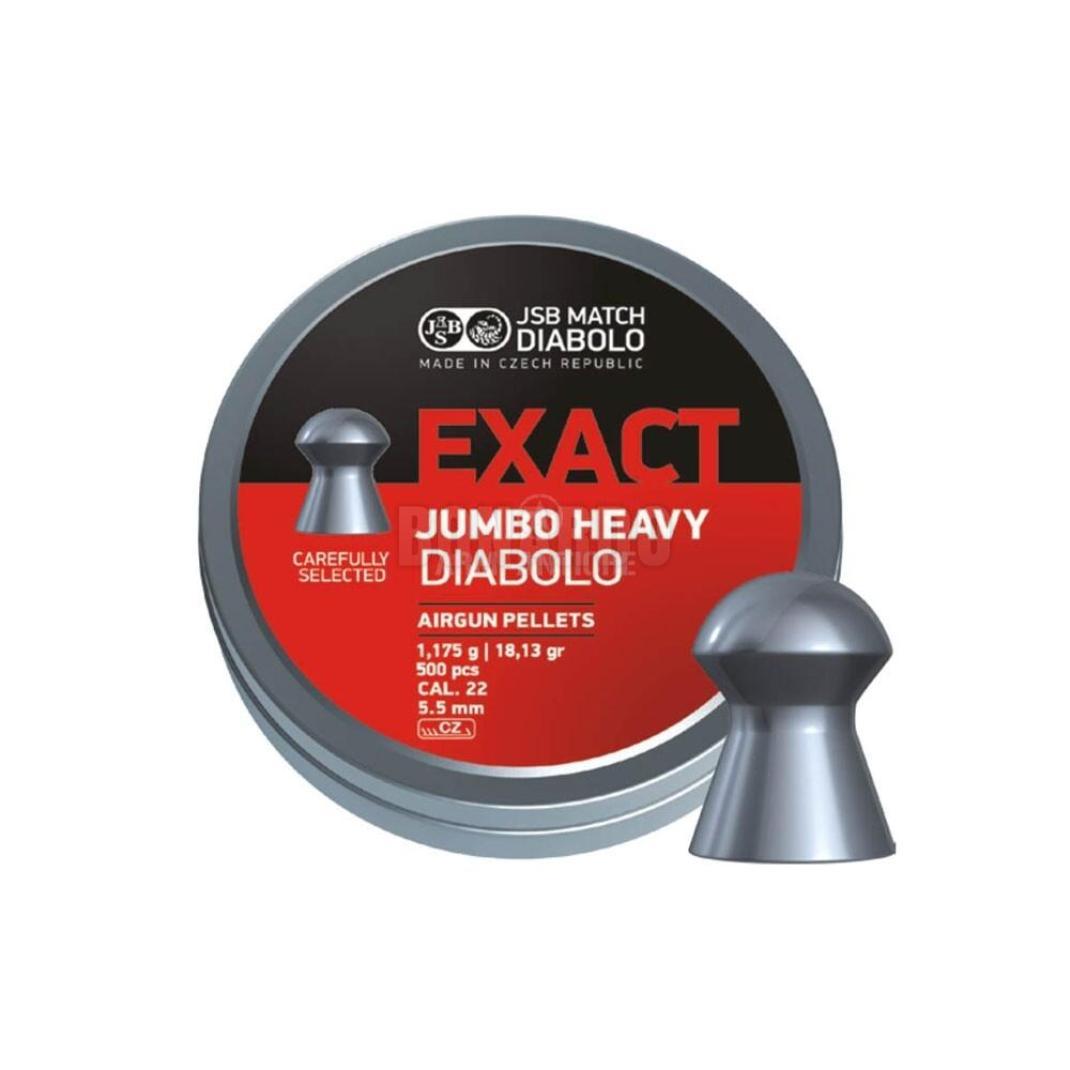JSB PALLINI EXACT DIABOLO HEAVY CAL.5,5  5,52 1,175 grs CONF. 500