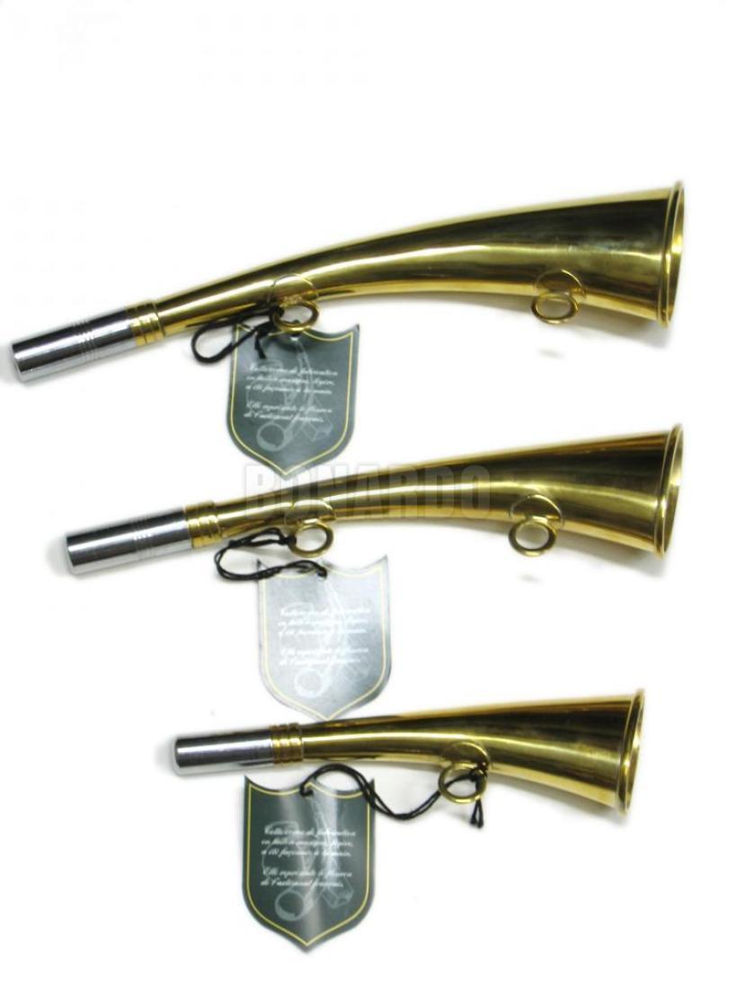 ELLES CORNO DA CACCIA IN OTTONE