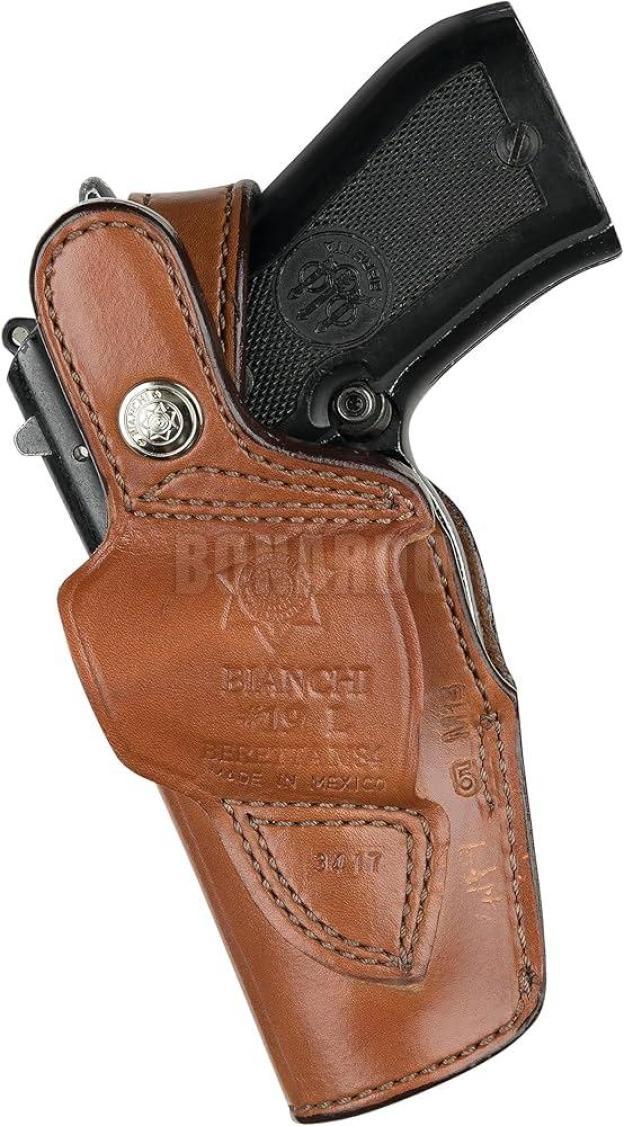 BIANCHI FONDINA PER COLT COMMANDER 4 1/4" CUOIO