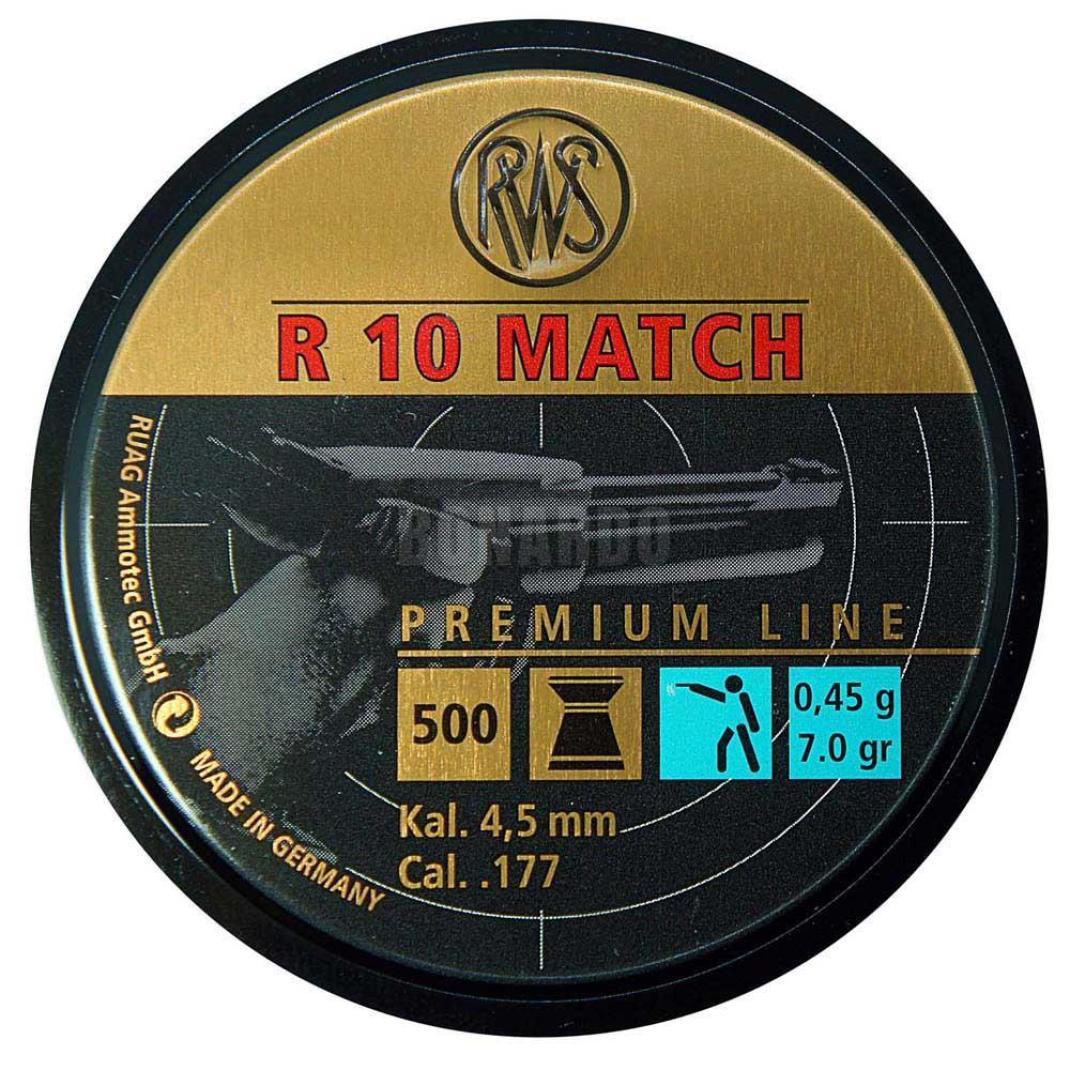 RWS PALLINI R10 MATCH CAL 4.5MM 0.45G