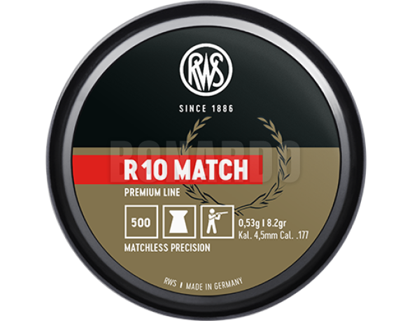 RWS PALLINI R10 MATCH CAL 4.5MM 0.53G