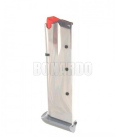 TANFOGLIO CARICATORE CROMATO CAL 9mm 15c FONDELLO ALLUMINIO