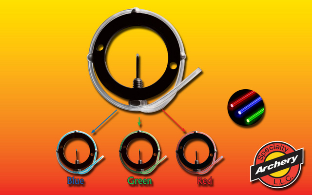SPECIALTY ARCHERY GLOW RING PIN 3 COLORI