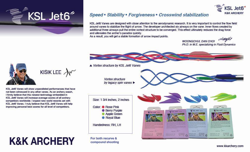 KSL K&K ALETTE SPIN JET6 CONFEZIONE 50PZ