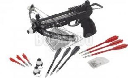 SKORPION PISTOLA BALESTRA COMPOUND PBX DUAL SFERE E DARDI