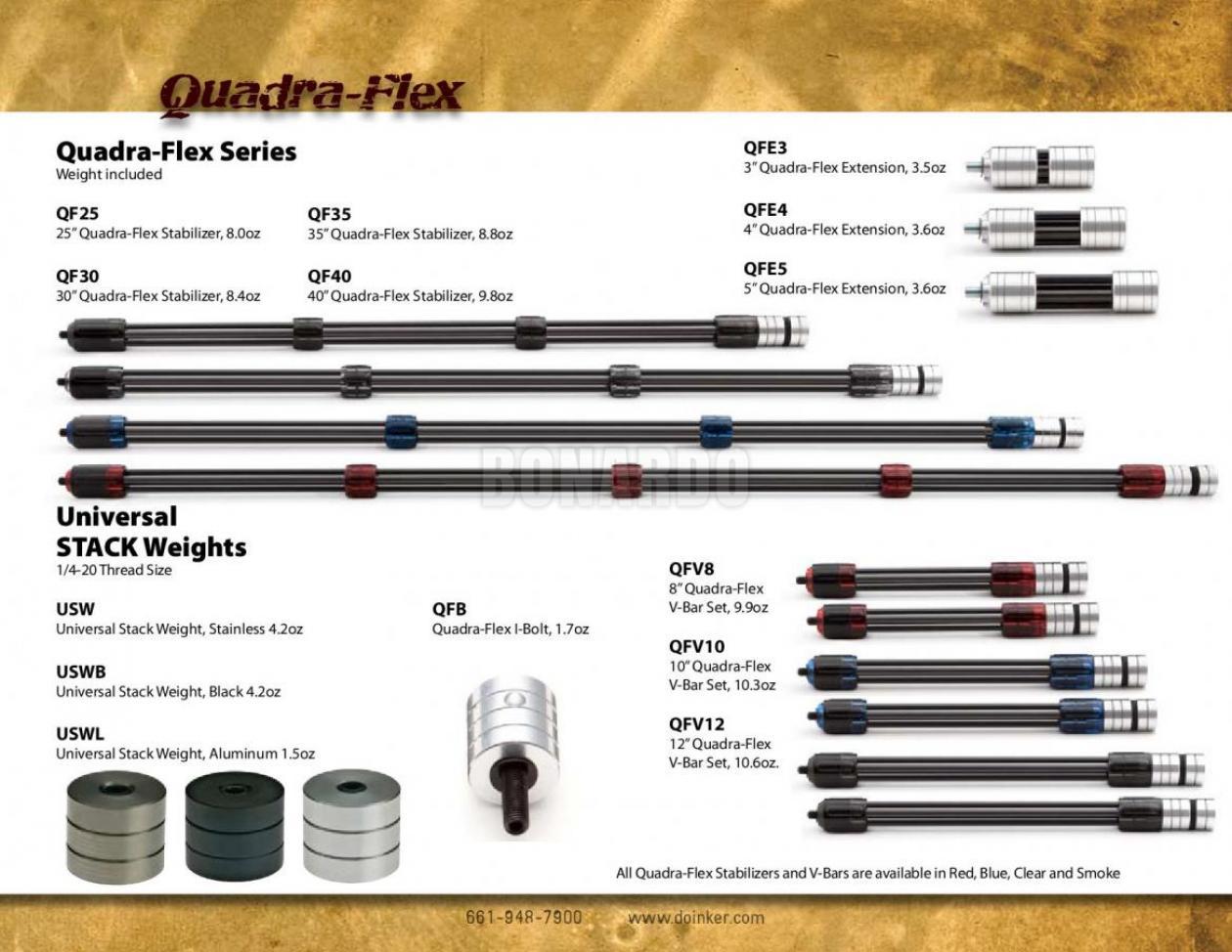 DOINKER QUADRAFLEX EXTENDER PROLUNGHINO 4" SILVER