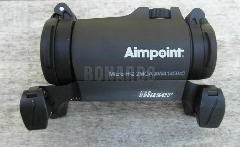 AIMPOINT  PUNTO ROSSO MICRO H-2 con attacco BLASER