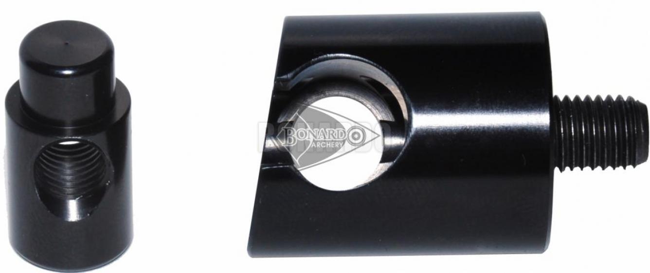 B-STINGER DISCONNETTORE RAPIDO INCLINATO 10° BLACK