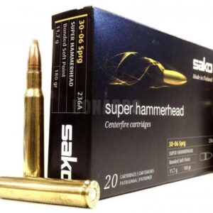 SAKO MUNIZ. CAL.30-06 SUPER HAMMERHEAD 180 GRS 236A