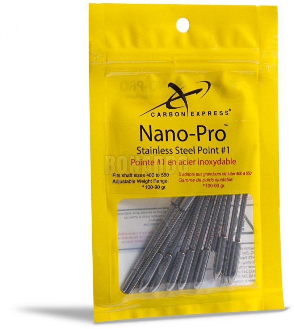 CARBON EXPRESS PUNTA NANO-PRO #1 450-550 120-110 GR.CONFEZIONE 12 PEZZI