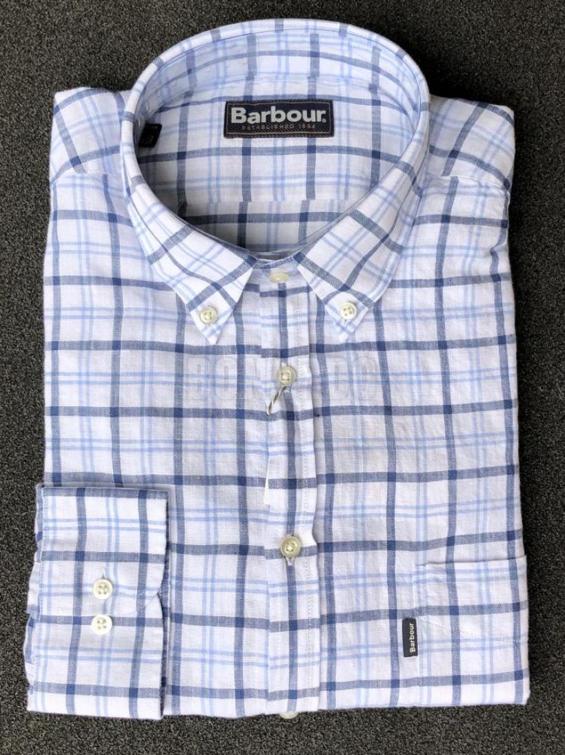 BARBOUR CAMICIA NAVY CHECK  B086