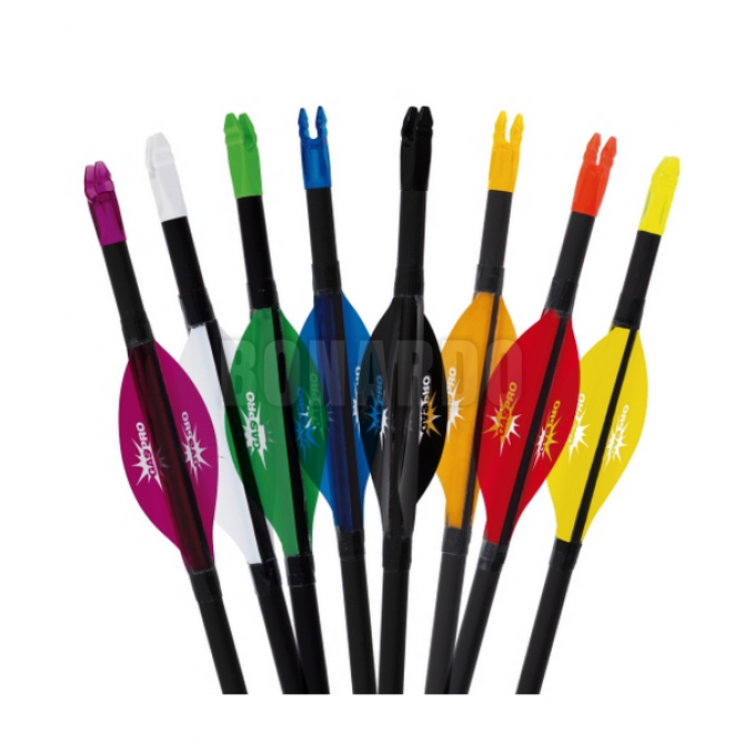 GAS PRO ALETTE RECURVE 2" CONFEZIONE 50 PEZZI SOFT RH WHITE