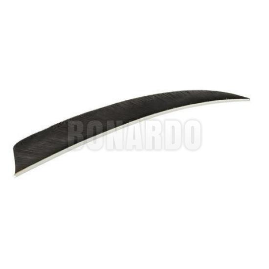 TRUEFLIGHT PENNE NATURALI A SCUDO 5.5" BLACK