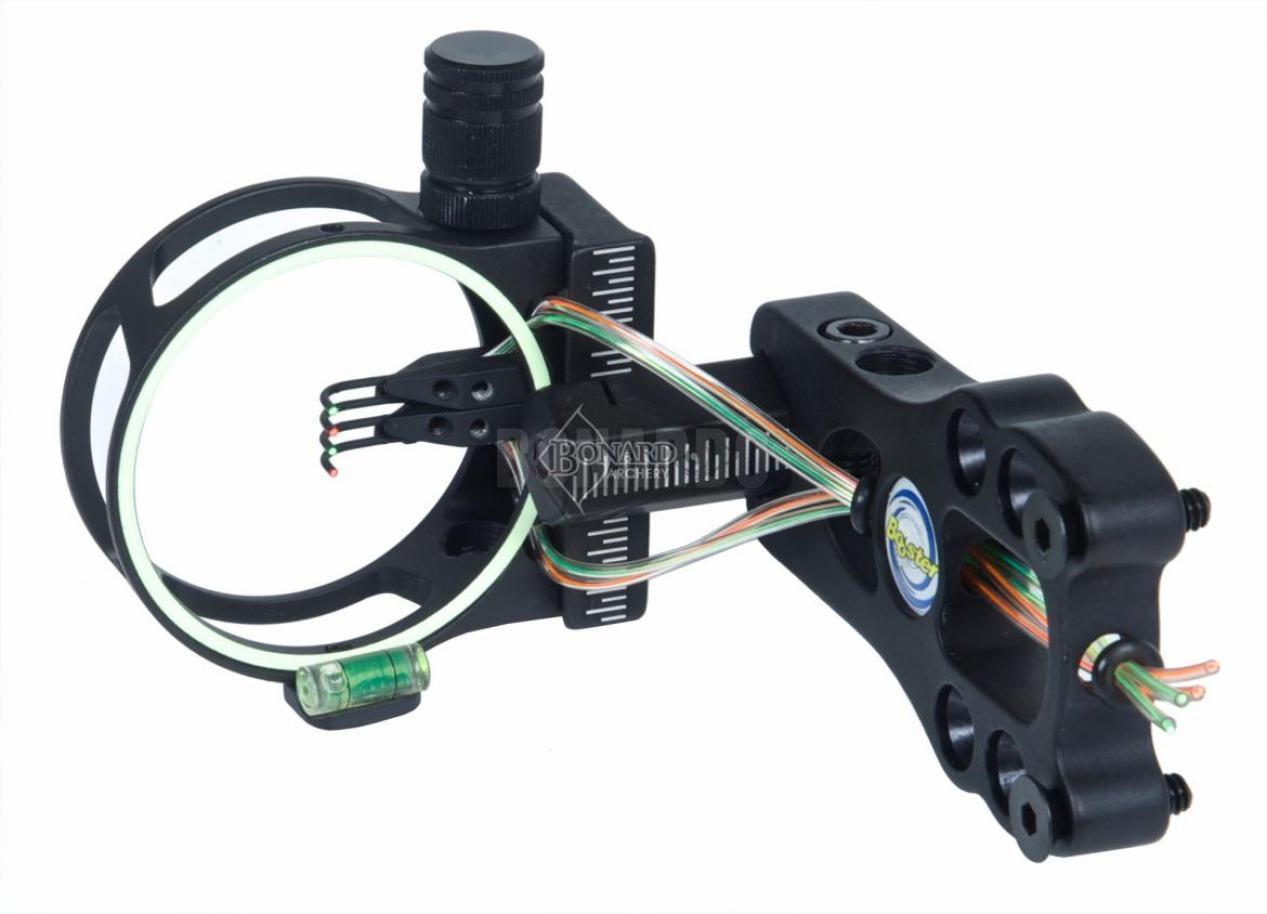 BOOSTER MIRINO DA CACCIA 4 PIN .019" BLACK + LUCE