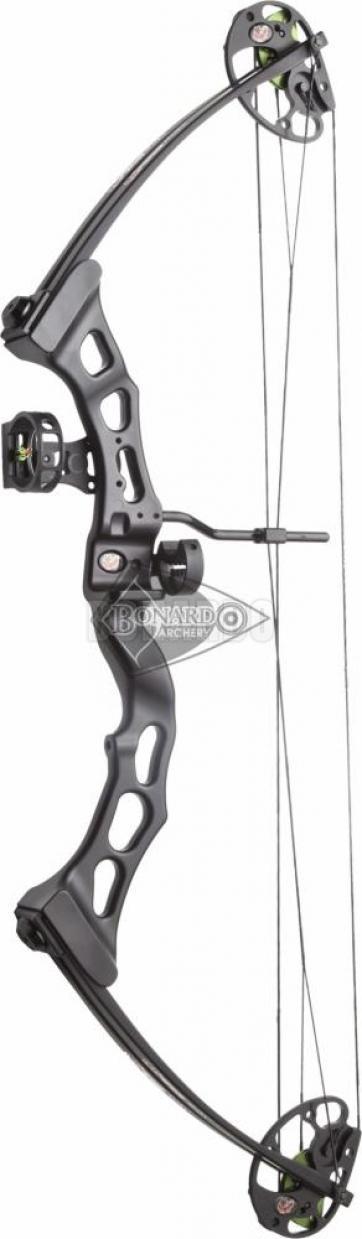 FIREFOX COMPOUND CB6 22"-31" 55# RH + ACCESSORI BLACK