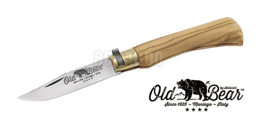FOX COLTELLO OLD BEAR OLIVO TG M 19 cm