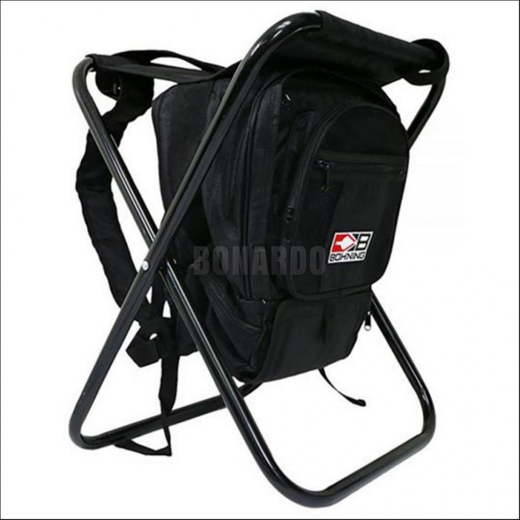 BOHNING SHOOTER STOOL SEGGIOLINO+ZAINO BLACK