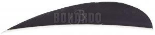 TRUEFLIGHT PENNE NATURALI 3" PARABOLA BLACK