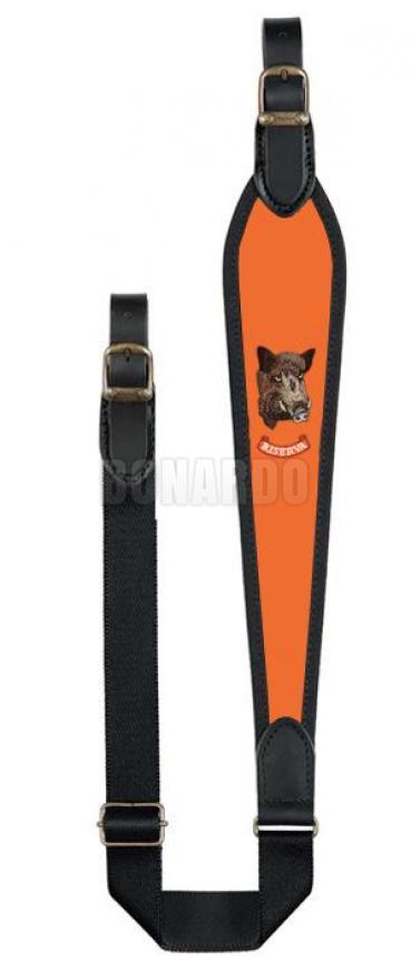 RISERVA TRACOLLA CARABINA  CINGHIALE ARANCIO