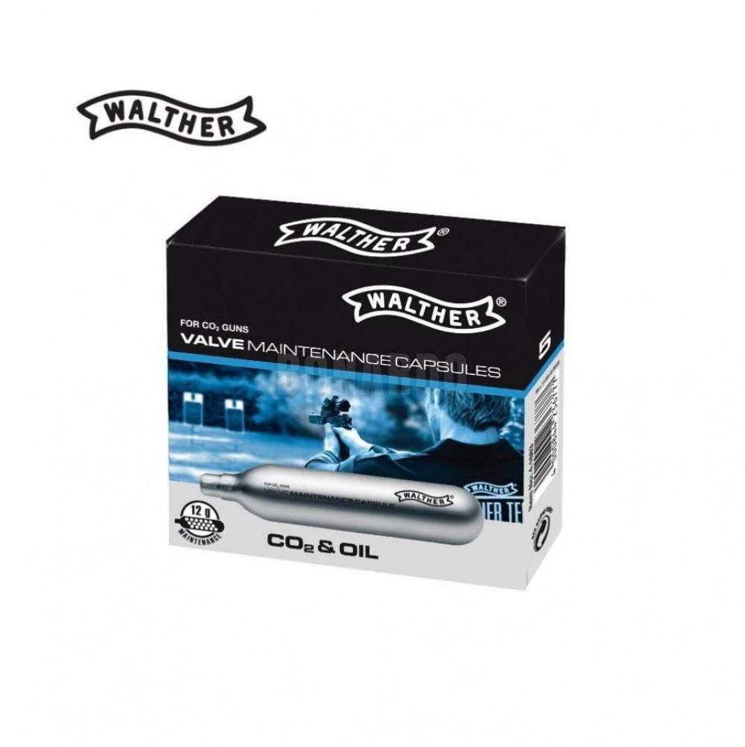 WALTHER BOMBOLETTE CO2 CON LUBRIFICANTE OIL  CONF.5
