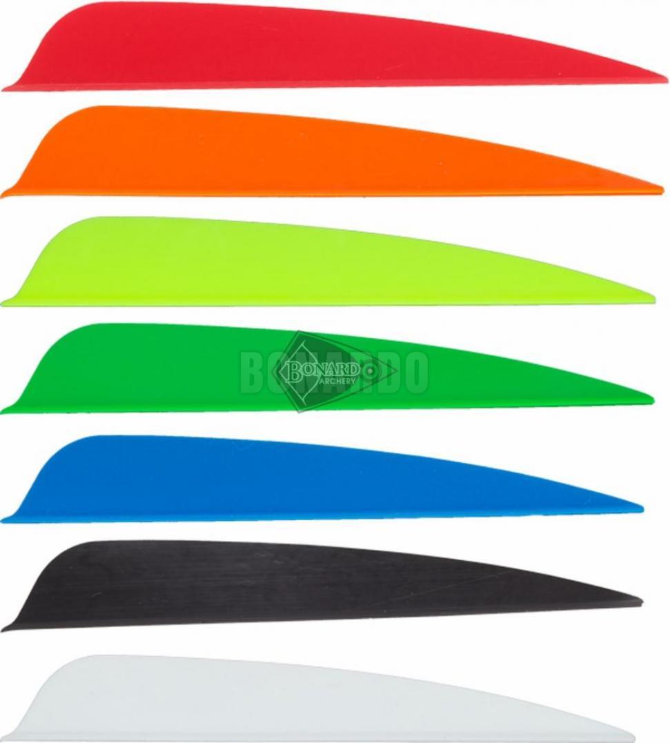 FLEX FLETCH FFP 416  ALETTA IN GOMMA PARABOLICA FLUO GREEN