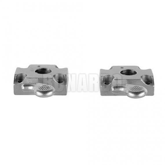 LEUPOLD BASE 2 PZ QR per BROWNING X-BOLT SILVER