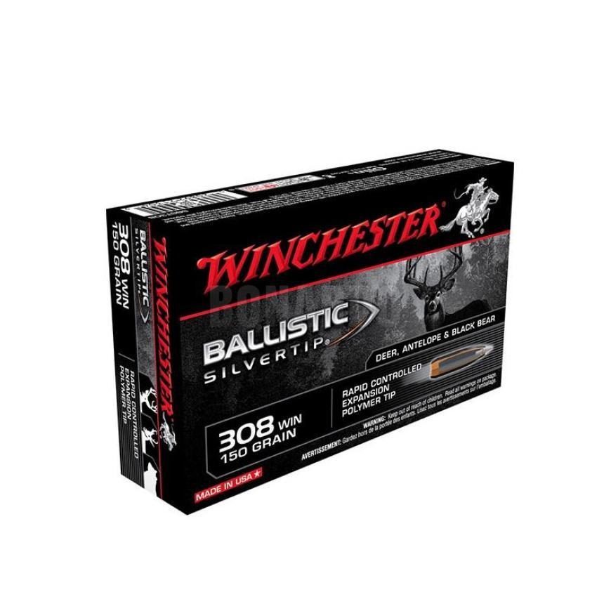 WINCHESTER CARTUCCE CAL.308W BALLISTIC SILVERTIP 150GRS