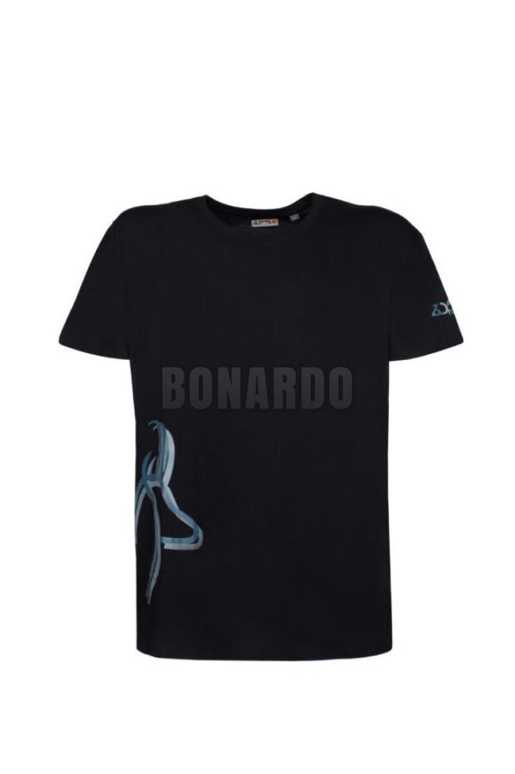 ZOTTA T-SHIRT CAMOSCIO  BLACK