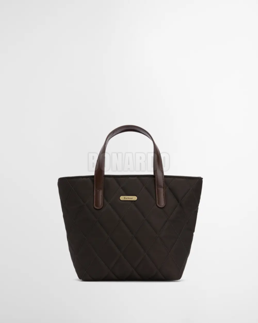 BARBOUR BORSA MINI QUILTED OLIVE